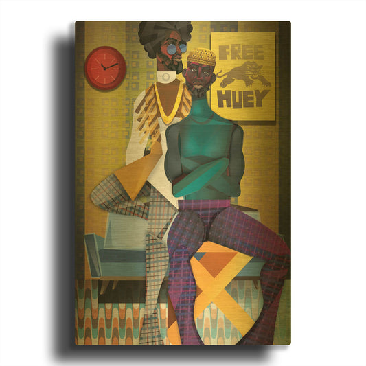 'Right On!' By Jaleel Campbell Gold Metal Wall Art