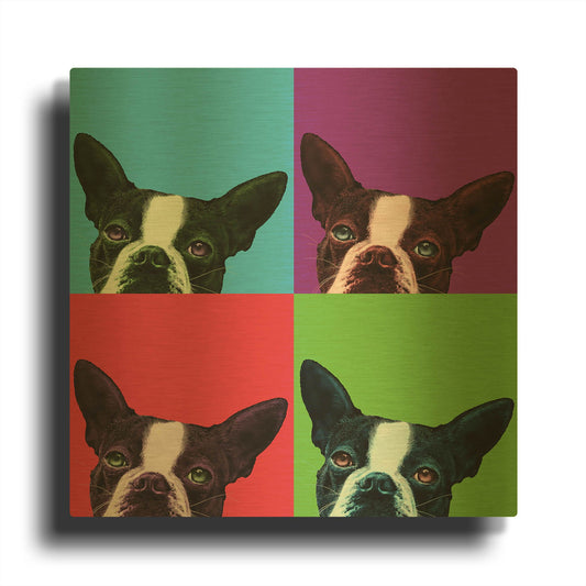 'Loyalty Pop' By Jon Bertelli Gold Metal Wall Art