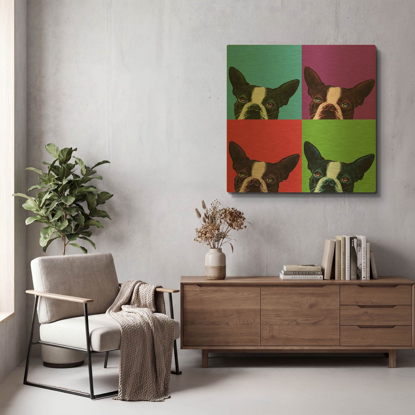 'Loyalty Pop' By Jon Bertelli Gold Metal Wall Art