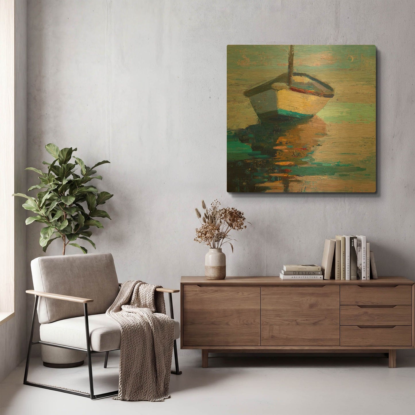 'Lap, Lap, Nap, Nap' By Beth Forst Gold Metal Wall Art