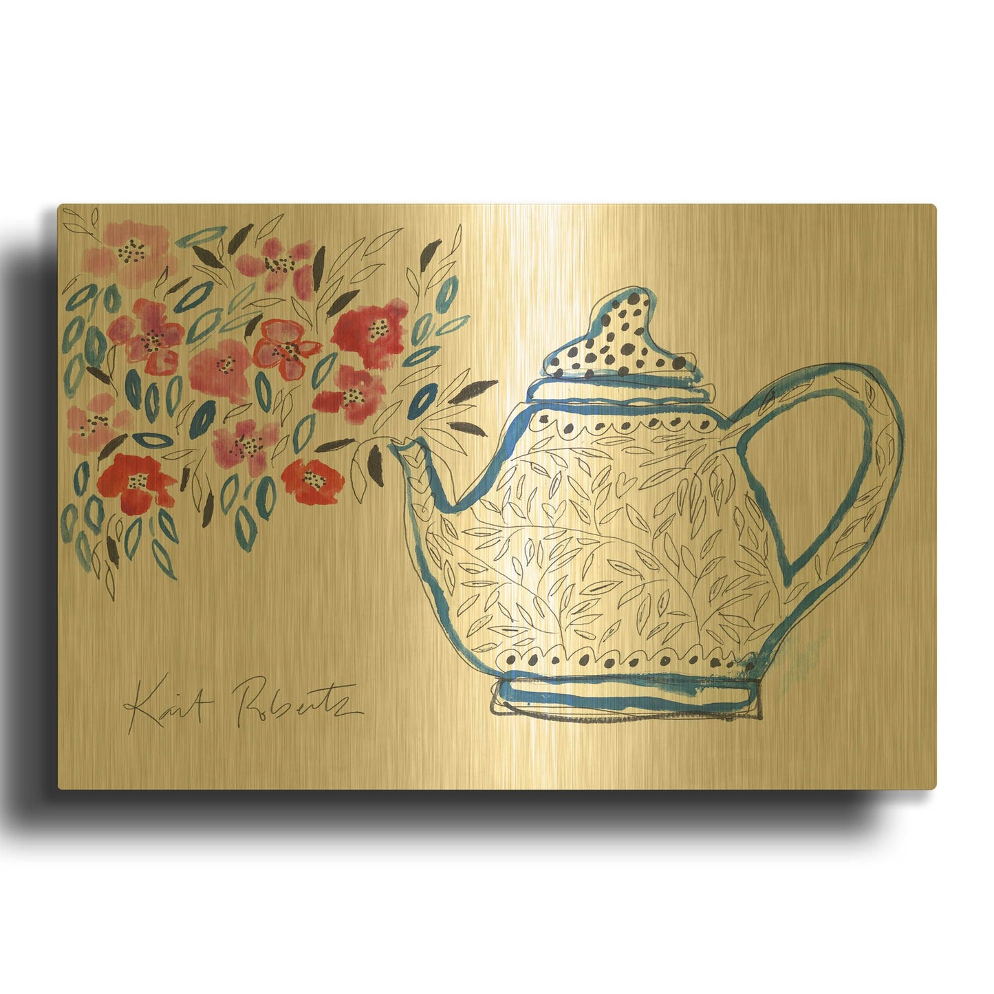 'Granny' By Kait Roberts Gold Metal Wall Art