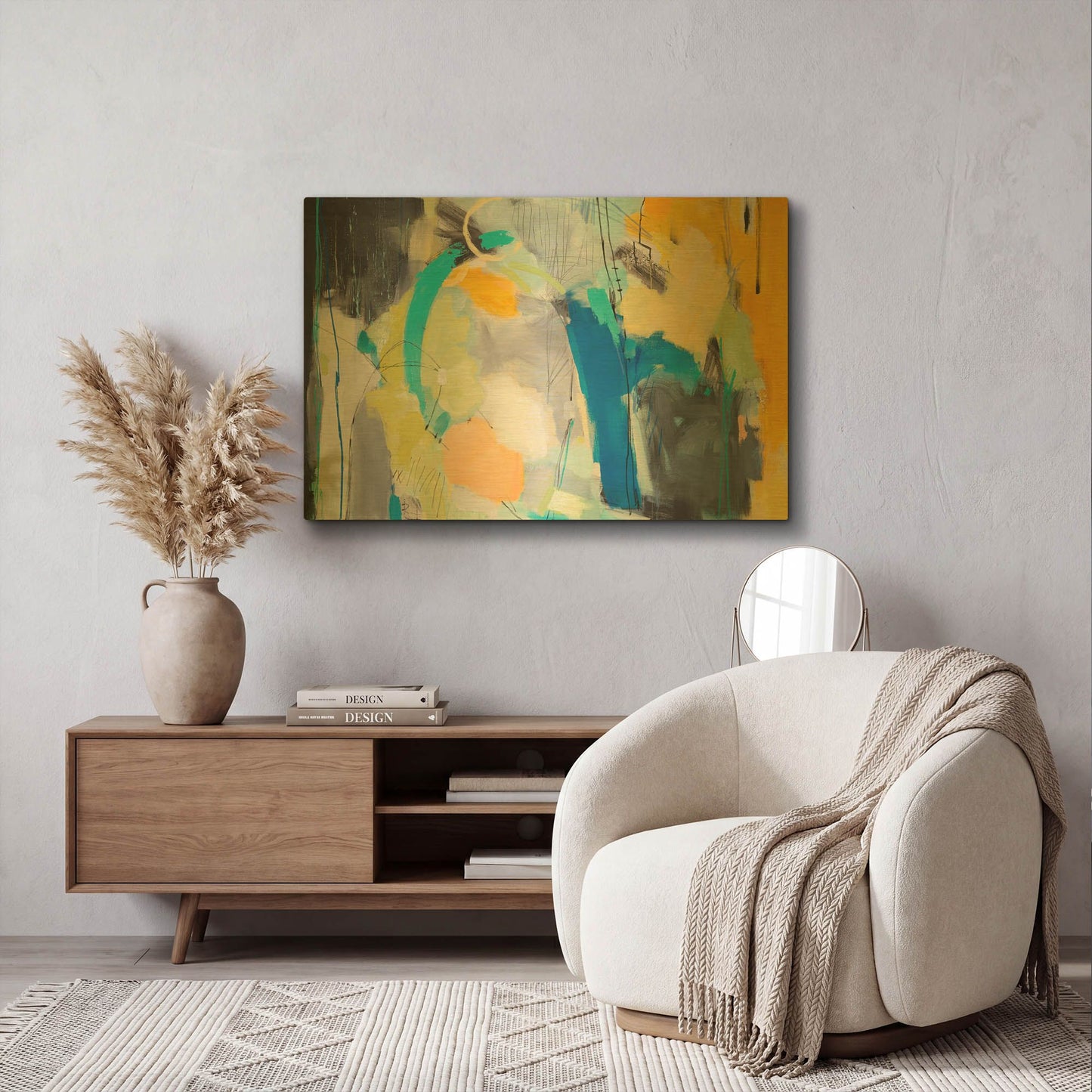 'Revelation 5' By Ira Ivanova Gold Metal Wall Art