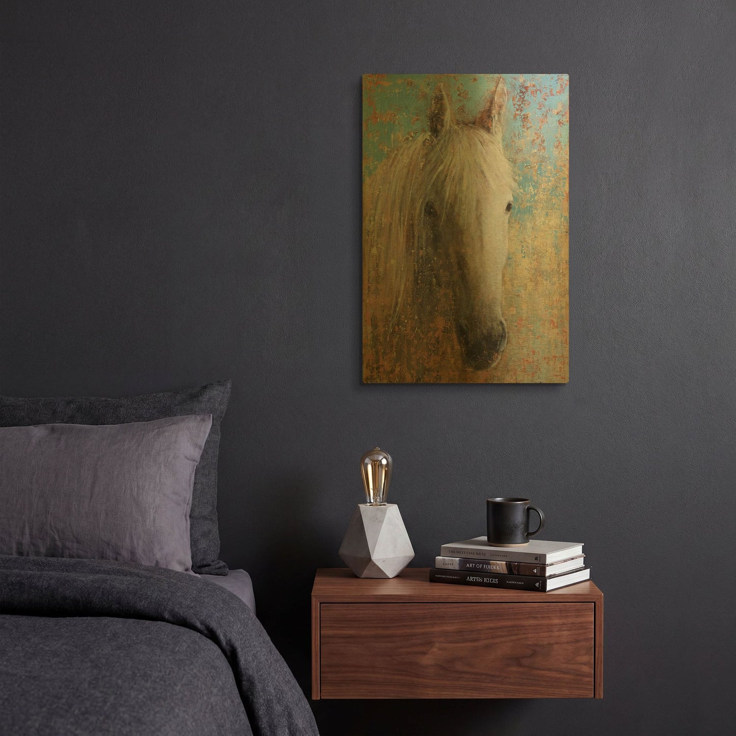 'From the Valley' By Matt Flint Gold Metal Wall Art