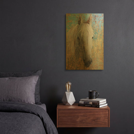 'From the Valley' By Matt Flint Gold Metal Wall Art