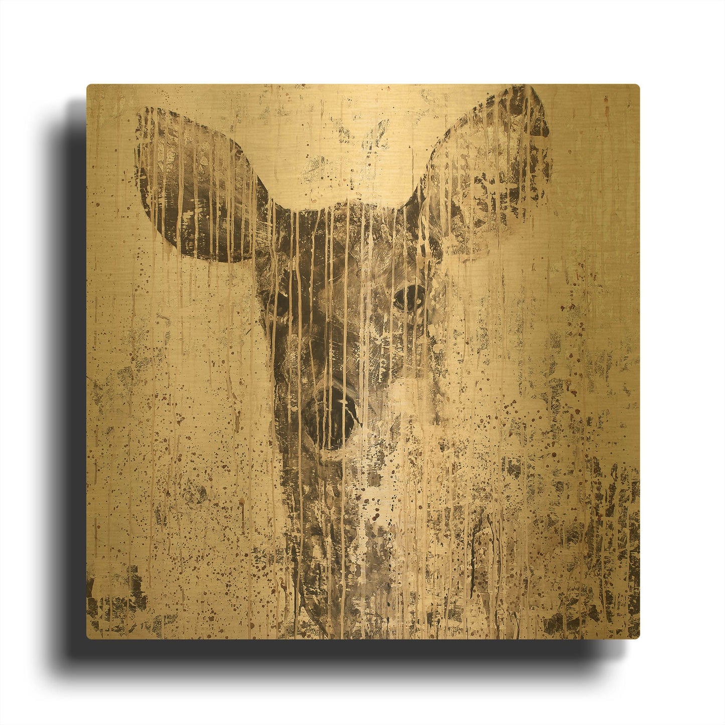 'The Matriarch' By Matt Flint Gold Metal Wall Art