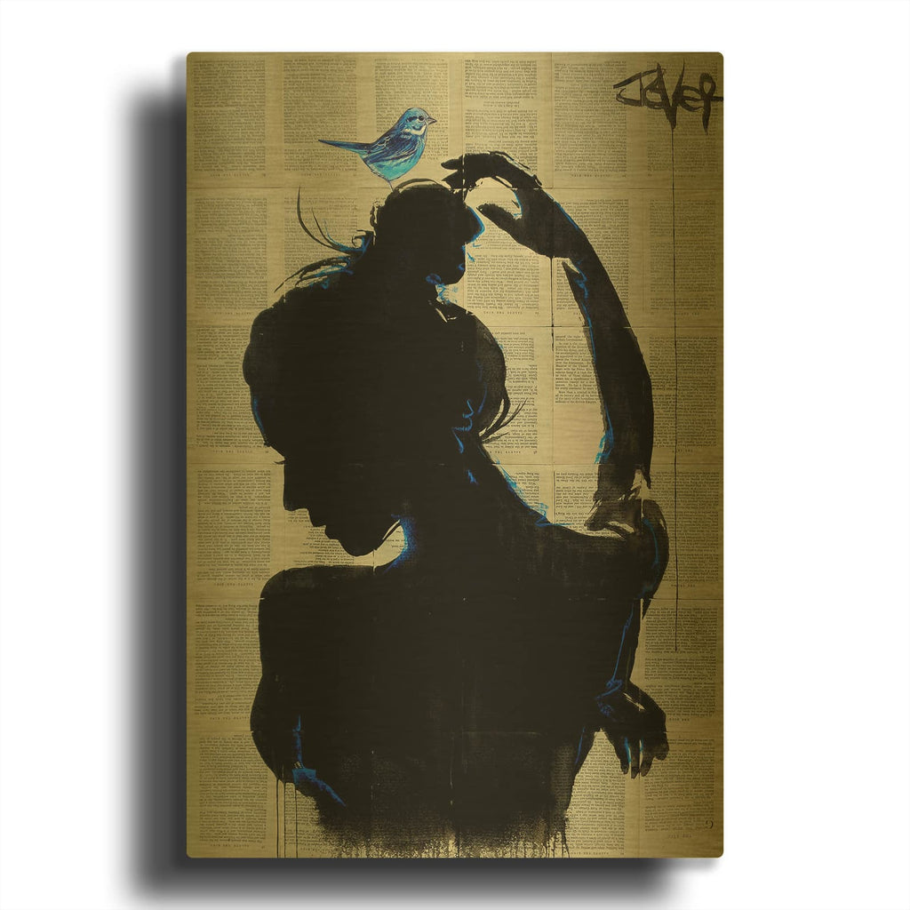 'Victorys Hope' By Loui Jover Gold Metal Wall Art