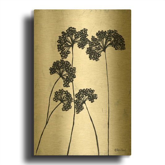 'Queen Anne' By Roey Ebert Gold Metal Wall Art