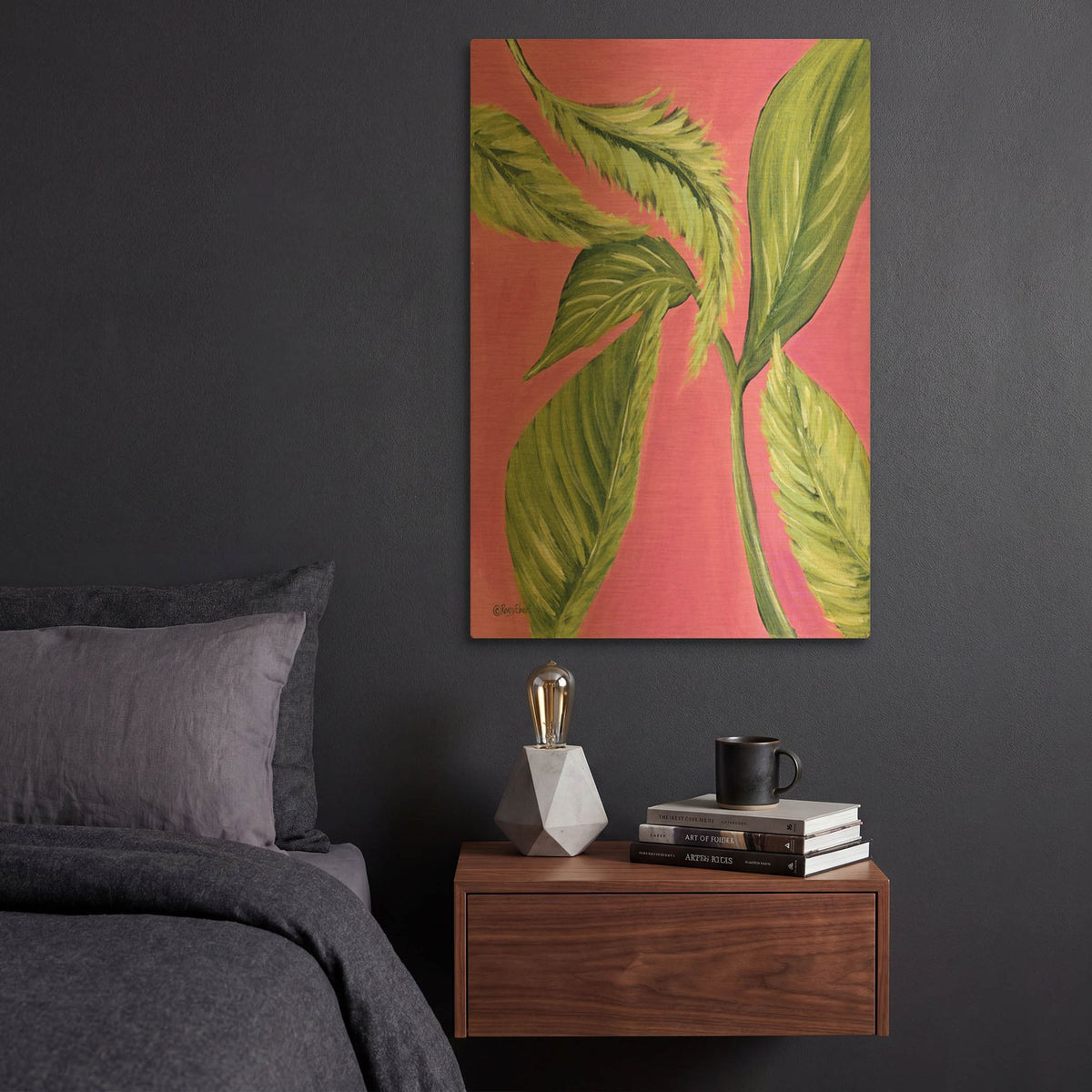 'Paradise' By Roey Ebert Gold Metal Wall Art