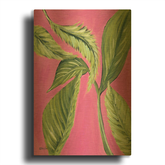 'Paradise' By Roey Ebert Gold Metal Wall Art