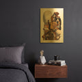 'Can' By Thomas Fluharty Gold Metal Wall Art