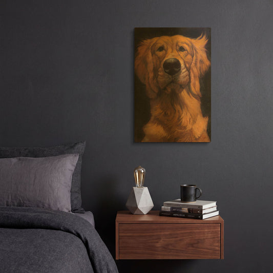 'Golden' By Thomas Fluharty Gold Metal Wall Art