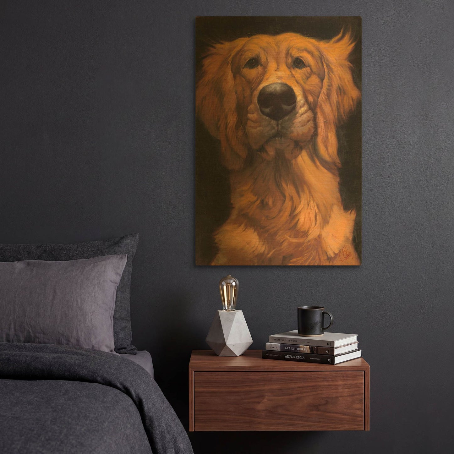 'Golden' By Thomas Fluharty Gold Metal Wall Art