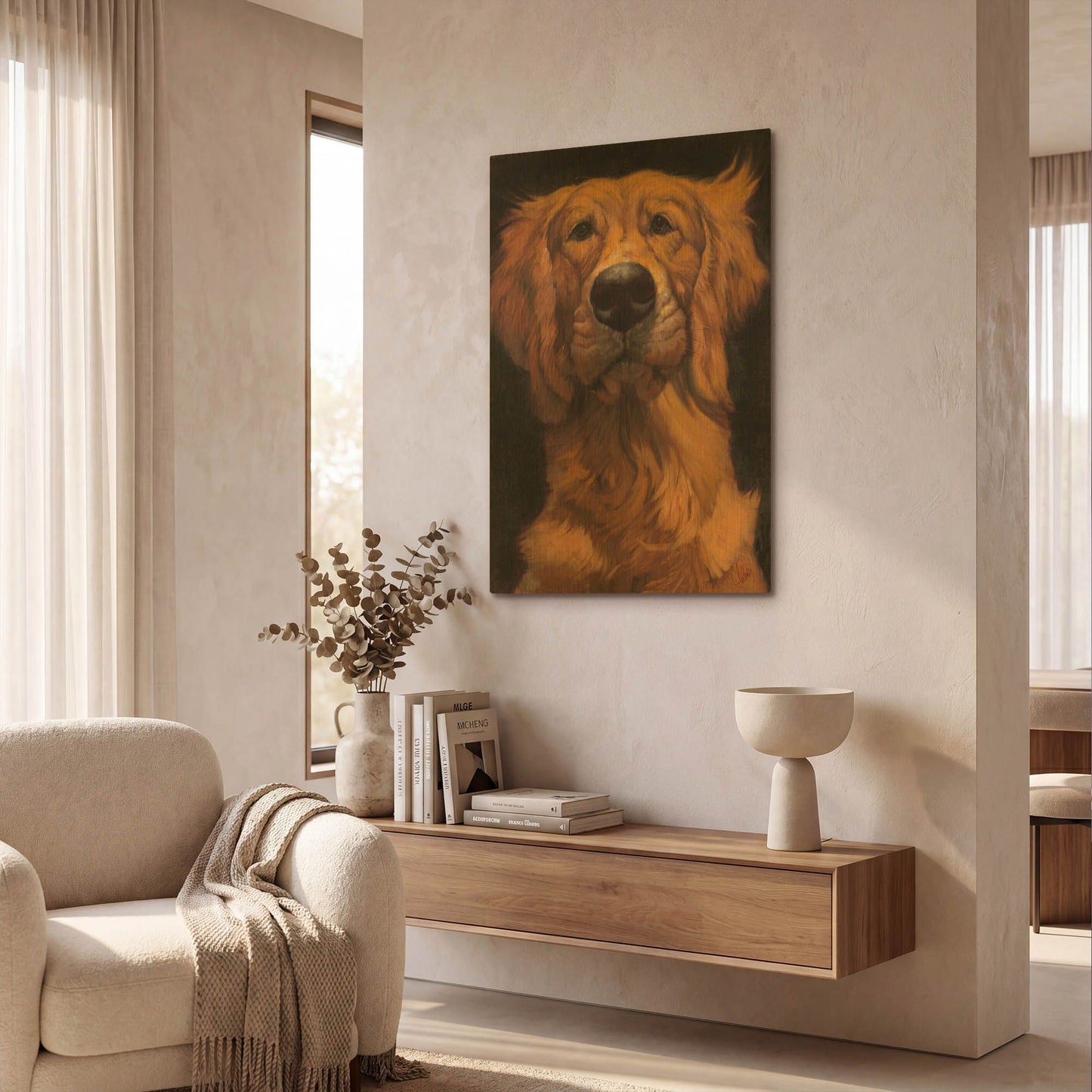 'Golden' By Thomas Fluharty Gold Metal Wall Art