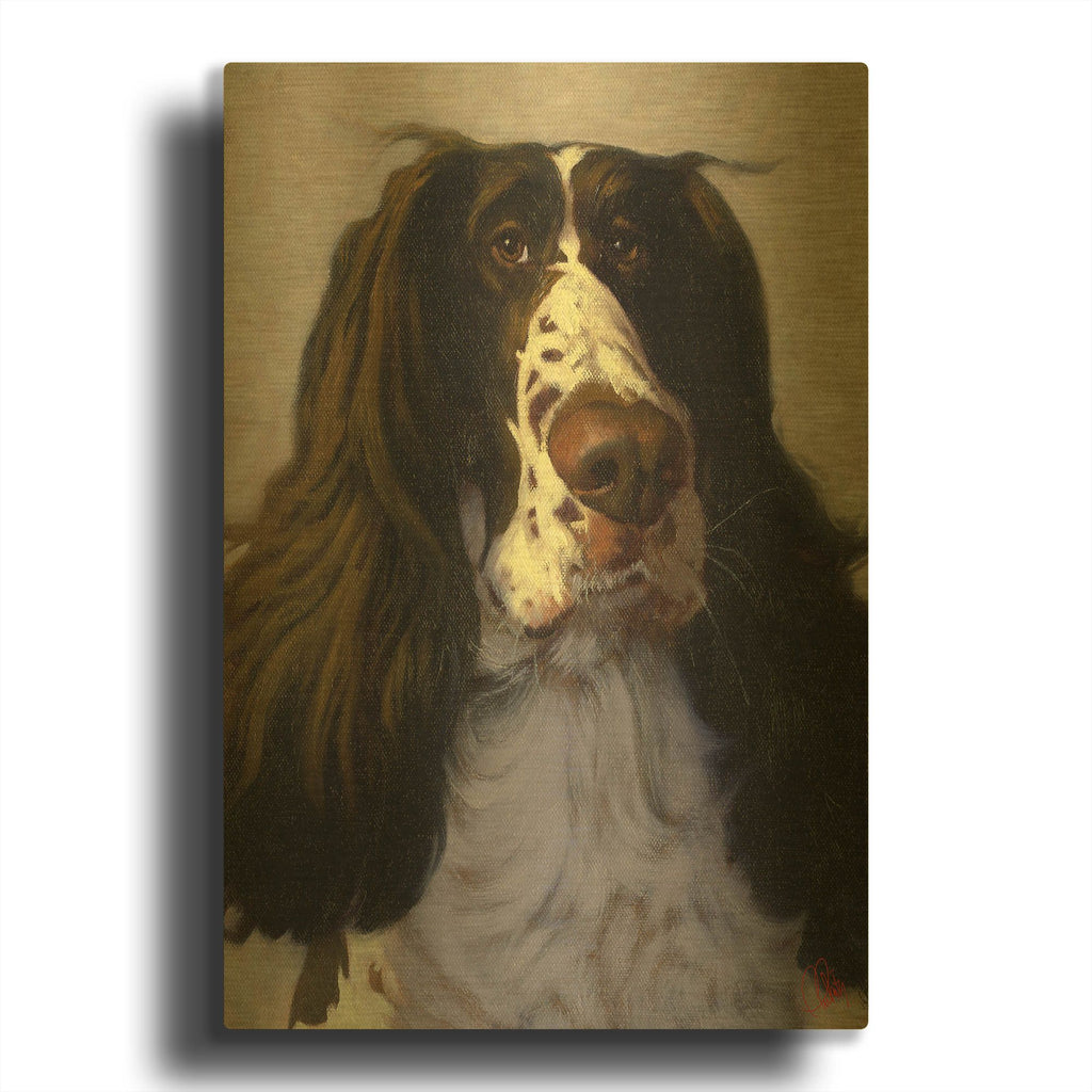 'Springer' By Thomas Fluharty Gold Metal Wall Art