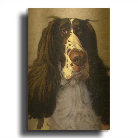 'Springer' By Thomas Fluharty Gold Metal Wall Art