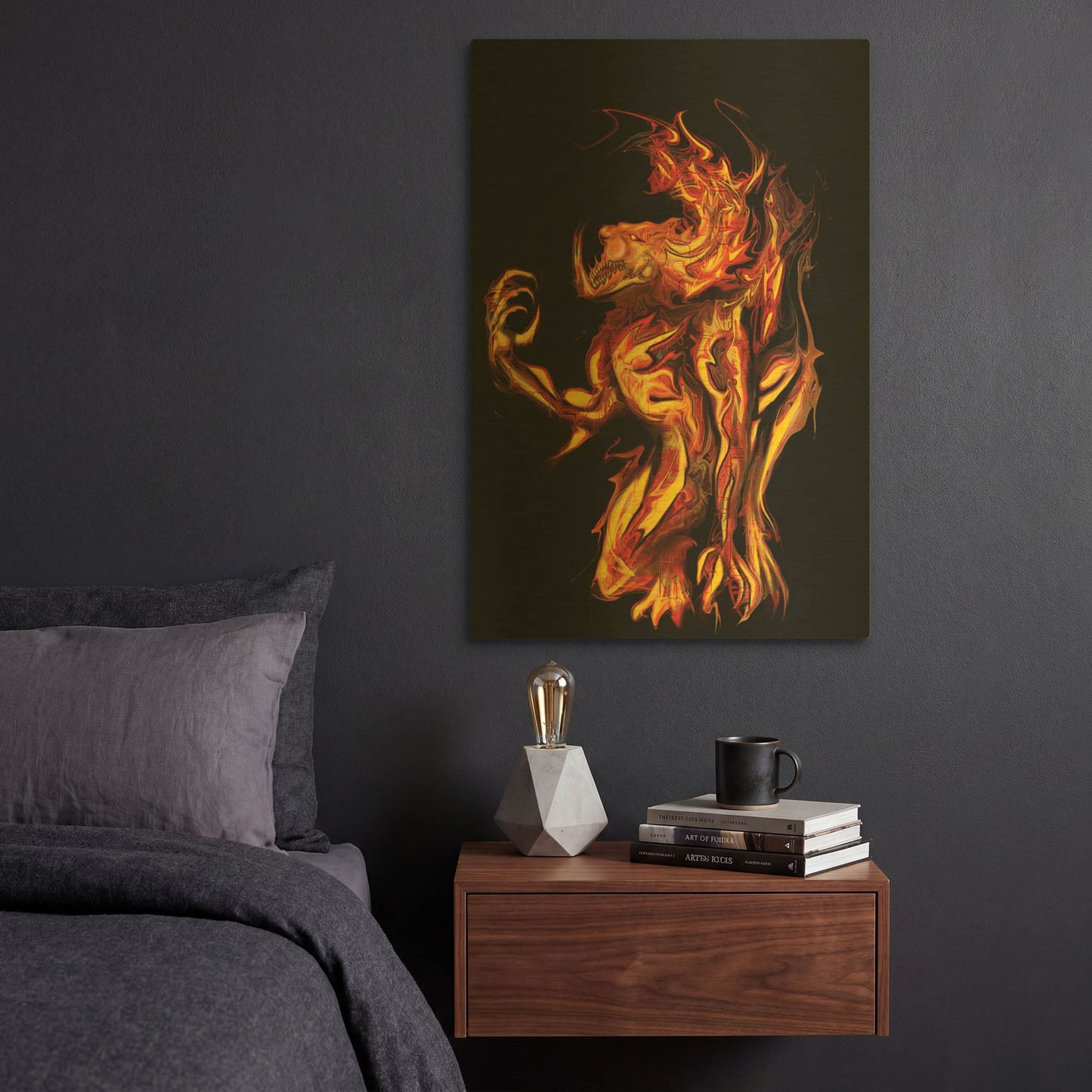 'I Am The Storm' By Michael Stewart Gold Metal Wall Art