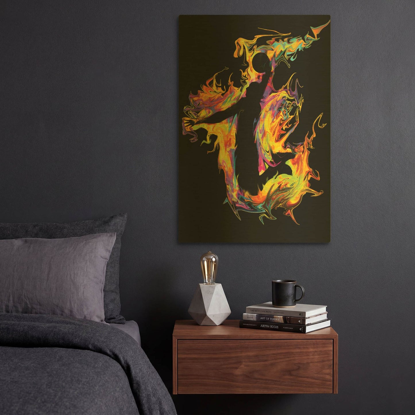 'Slam' By Michael Stewart Gold Metal Wall Art