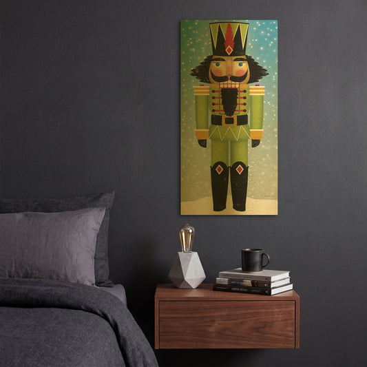 'Nutcracker Bright II' By Ryan Fowler Gold Metal Wall Art