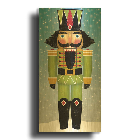 'Nutcracker Bright II' By Ryan Fowler Gold Metal Wall Art