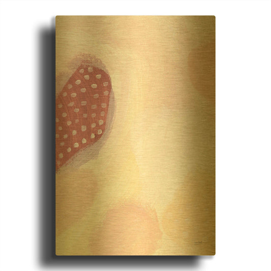 'Terracotta Clay' By Lynn Mack Gold Metal Wall Art