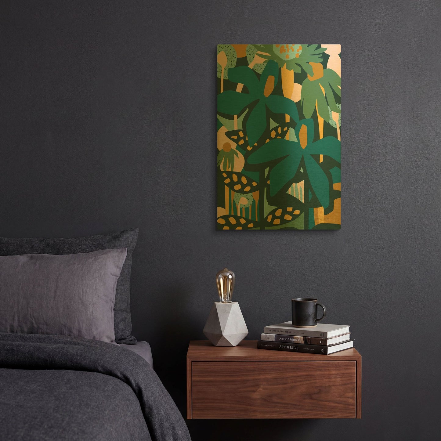 'Color Your Life' By Megan Gallagher Gold Metal Wall Art