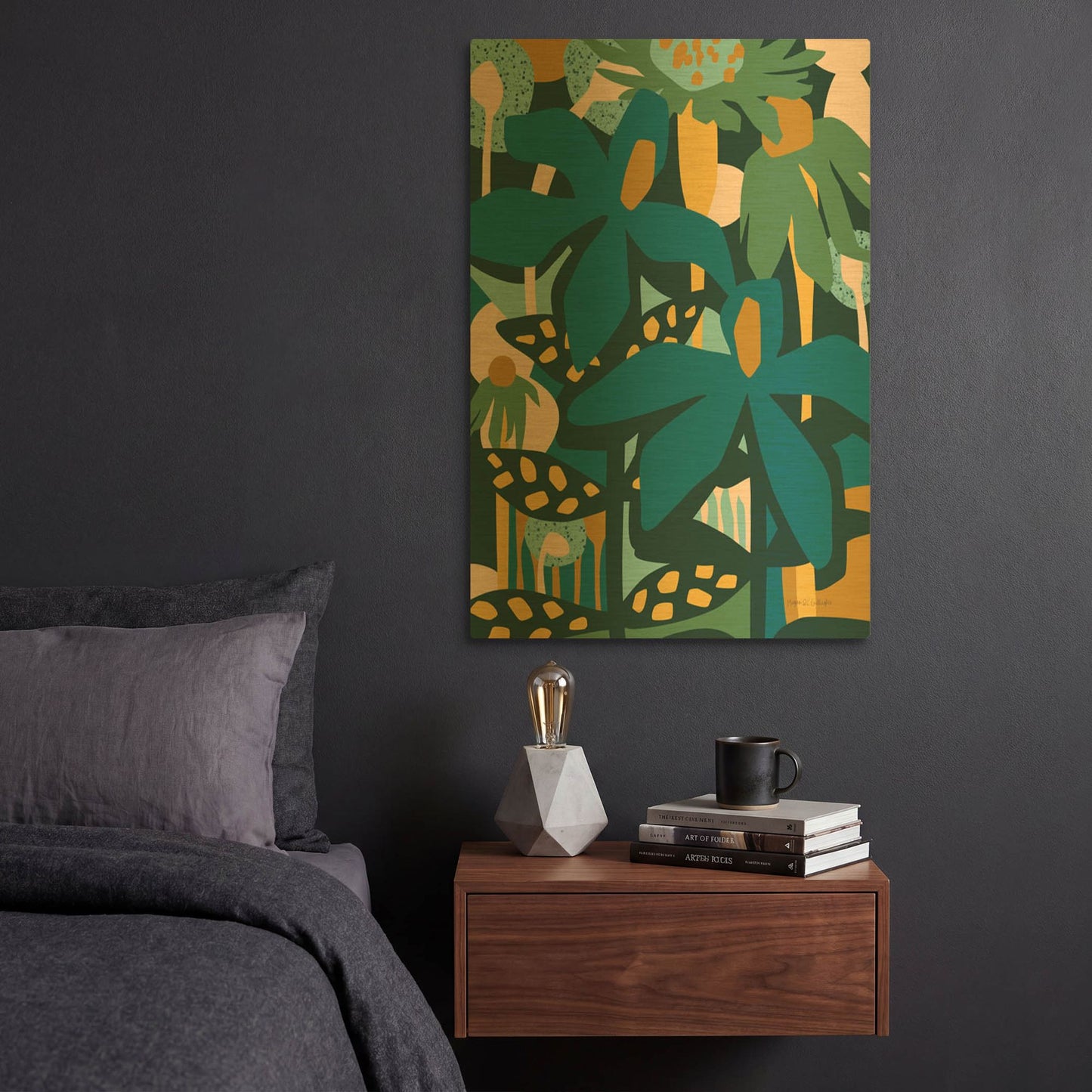 'Color Your Life' By Megan Gallagher Gold Metal Wall Art
