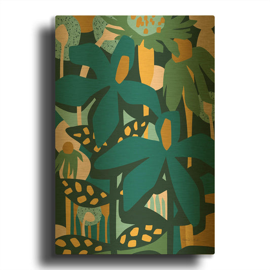 'Color Your Life' By Megan Gallagher Gold Metal Wall Art