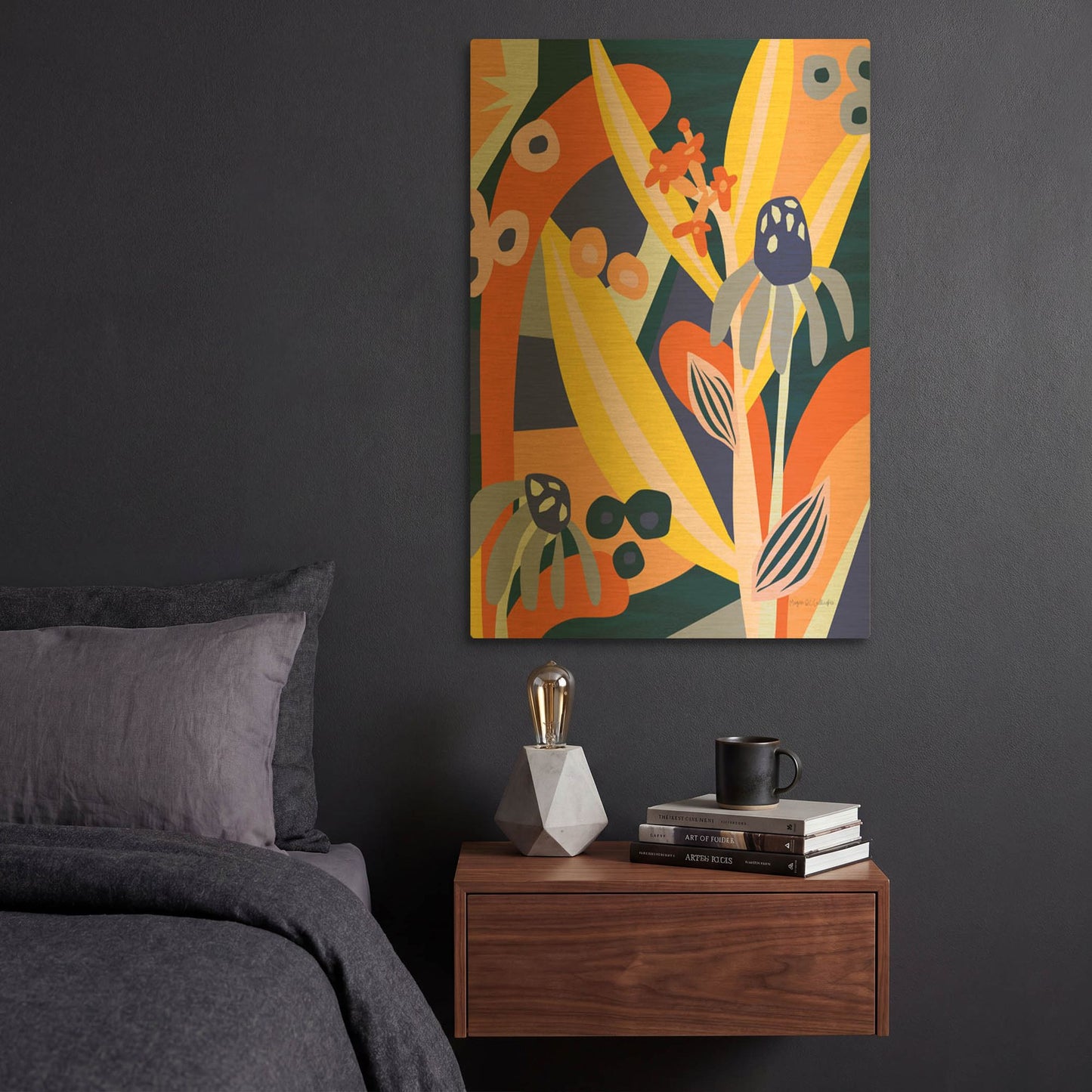 'Growing Pains' By Megan Gallagher Gold Metal Wall Art