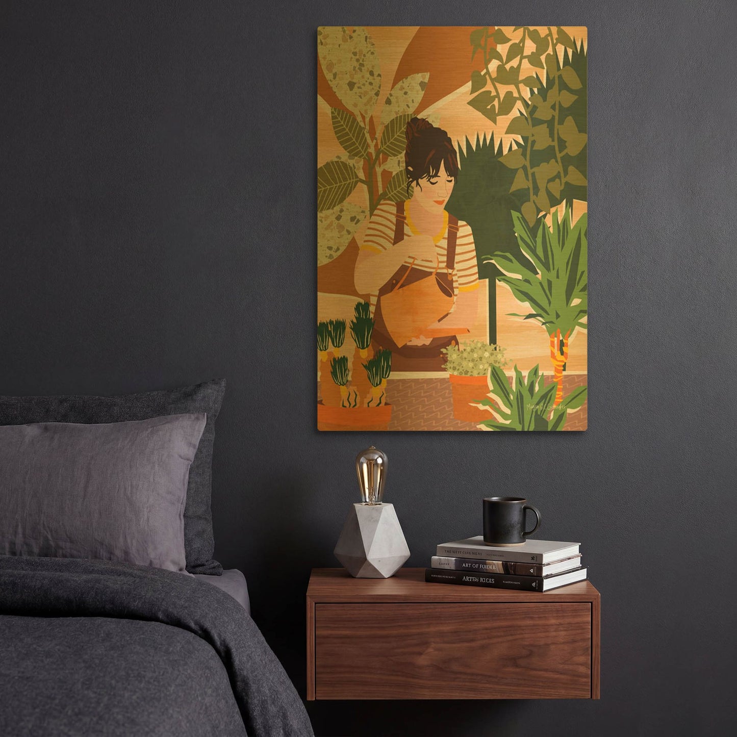 'A Balanced Self II' By Megan Gallagher Gold Metal Wall Art