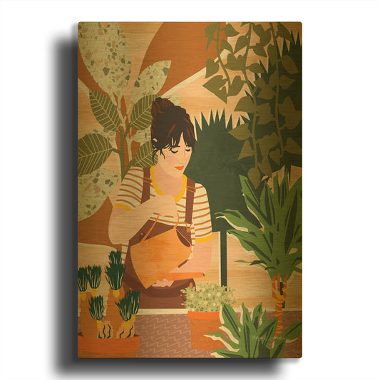 'A Balanced Self II' By Megan Gallagher Gold Metal Wall Art
