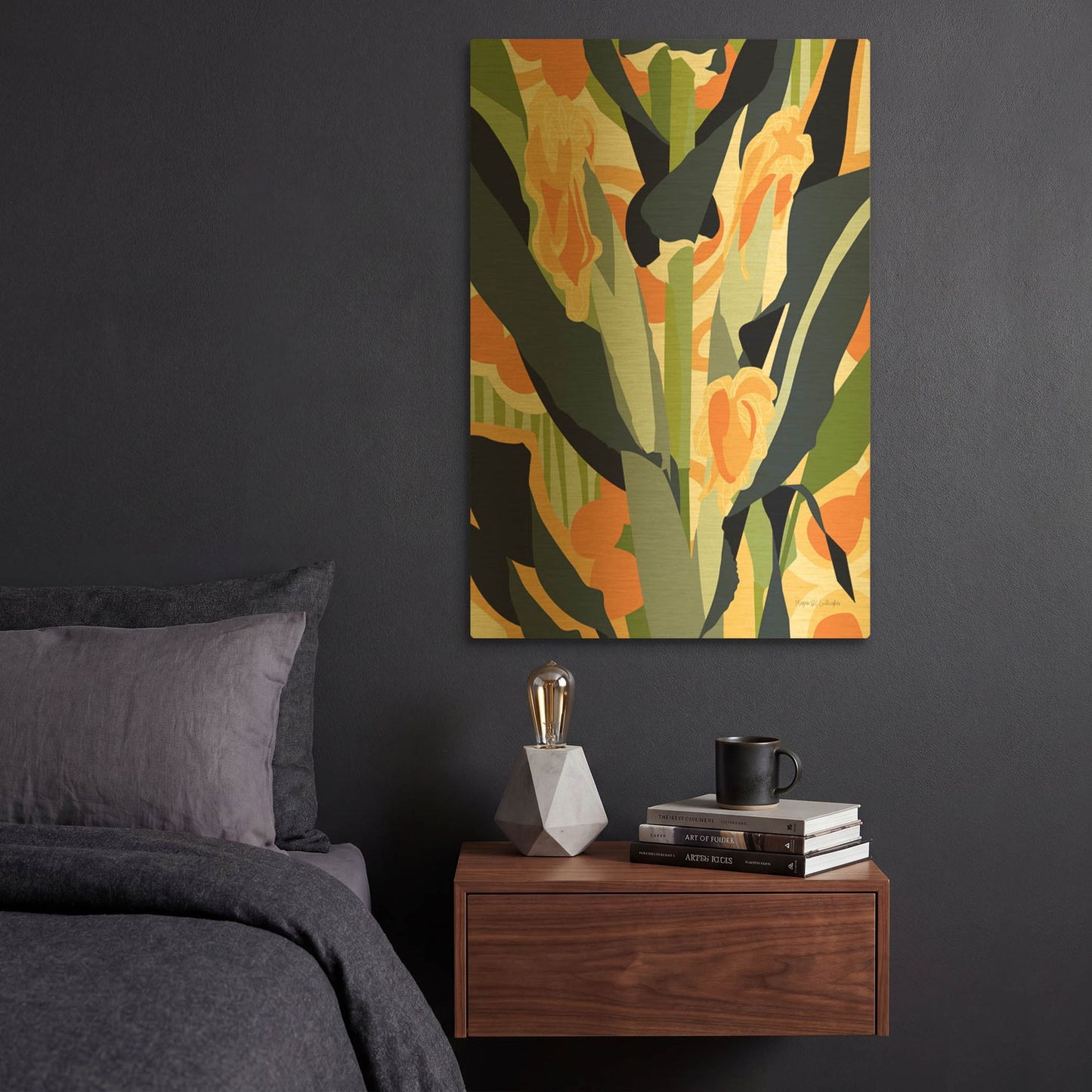 'Sweet Corn' By Megan Gallagher Gold Metal Wall Art