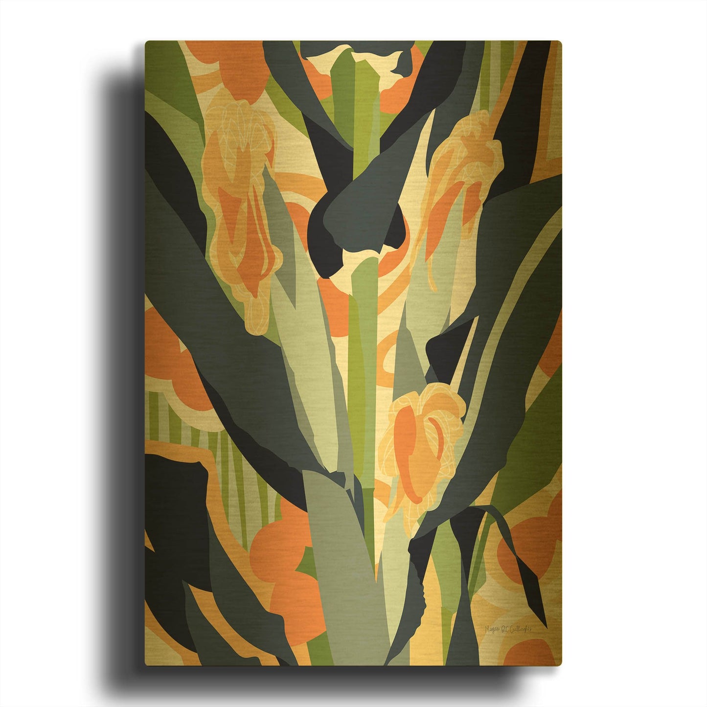 'Sweet Corn' By Megan Gallagher Gold Metal Wall Art