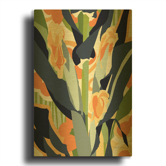 'Sweet Corn' By Megan Gallagher Gold Metal Wall Art
