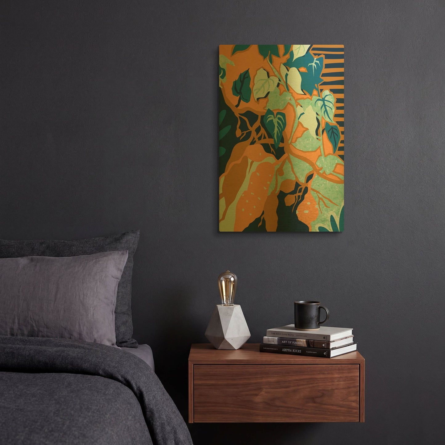 'Yams' By Megan Gallagher Gold Metal Wall Art