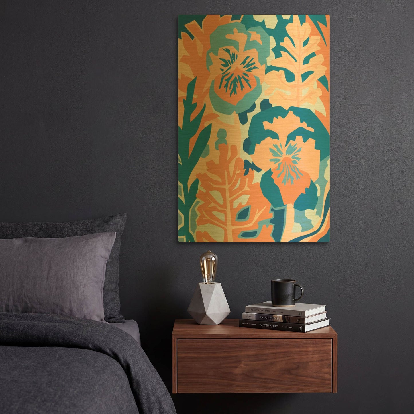 'Garden Glory' By Megan Gallagher Gold Metal Wall Art