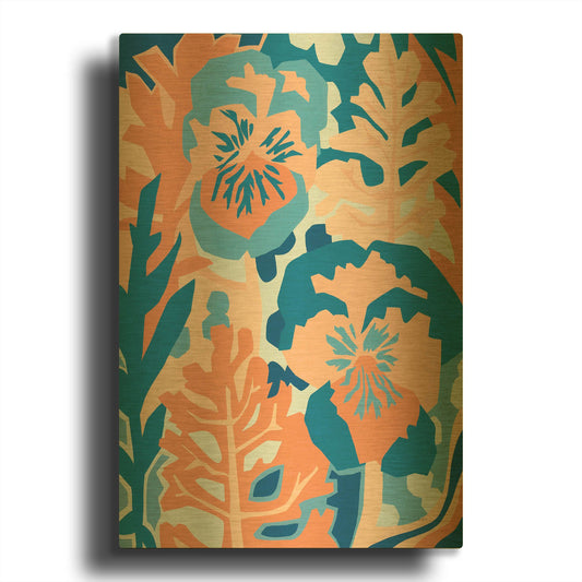 'Garden Glory' By Megan Gallagher Gold Metal Wall Art