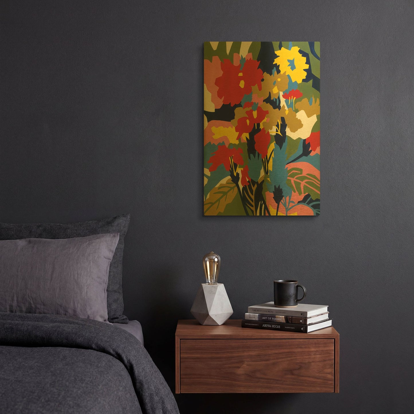 'Crossandra' By Megan Gallagher Gold Metal Wall Art