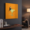 'Tequila Mockingbird' By Chuck Wimmer Gold Metal Wall Art