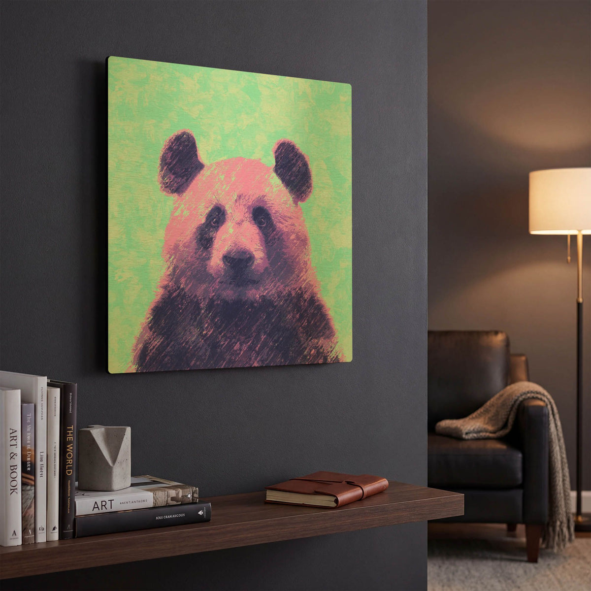'Fluffy' By LUXE Gold Metal Wall Art