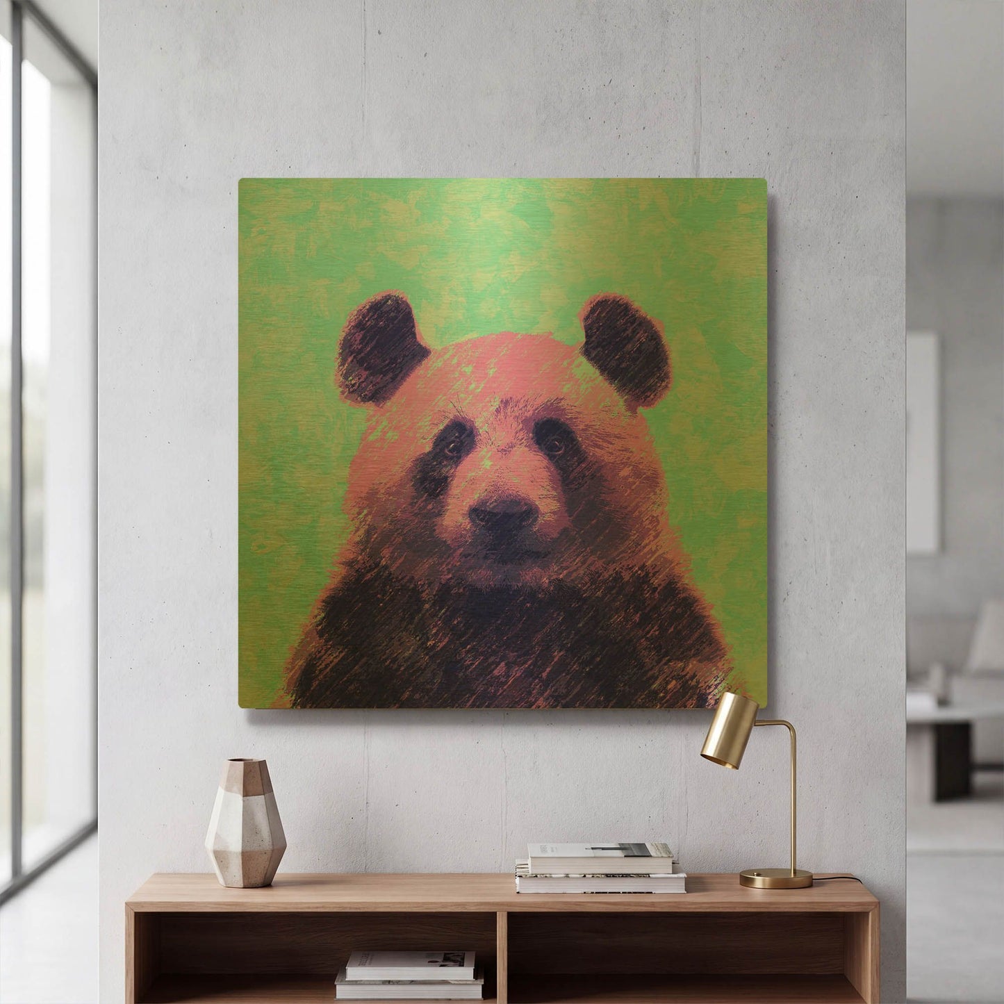 'Fluffy' By LUXE Gold Metal Wall Art
