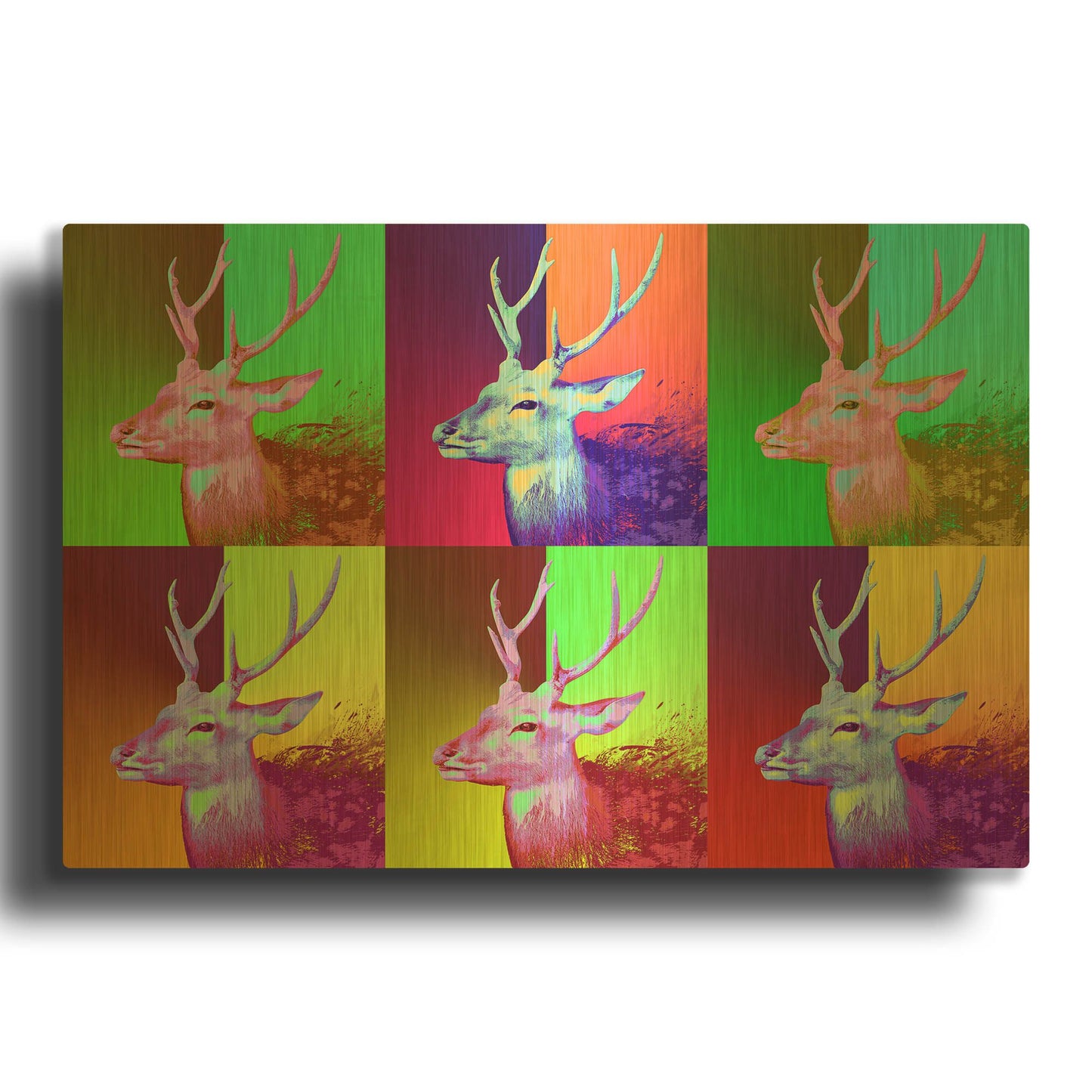 'WarDeerHol,' By LUXE Gold Metal Wall Art