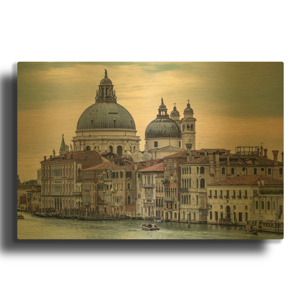 'Venice - Venezia Layers' Gold Metal Wall Art