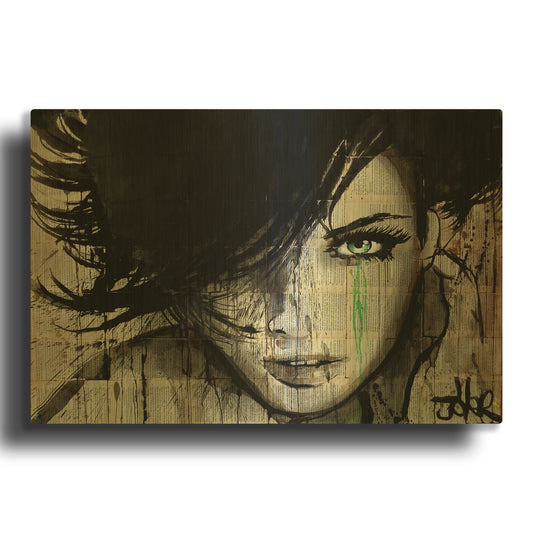'Things Happen' By Loui Jover Gold Metal Wall Art