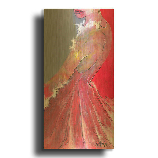 'Everything Is In The Eyes' By Samedin Asllani Gold Metal Wall Art