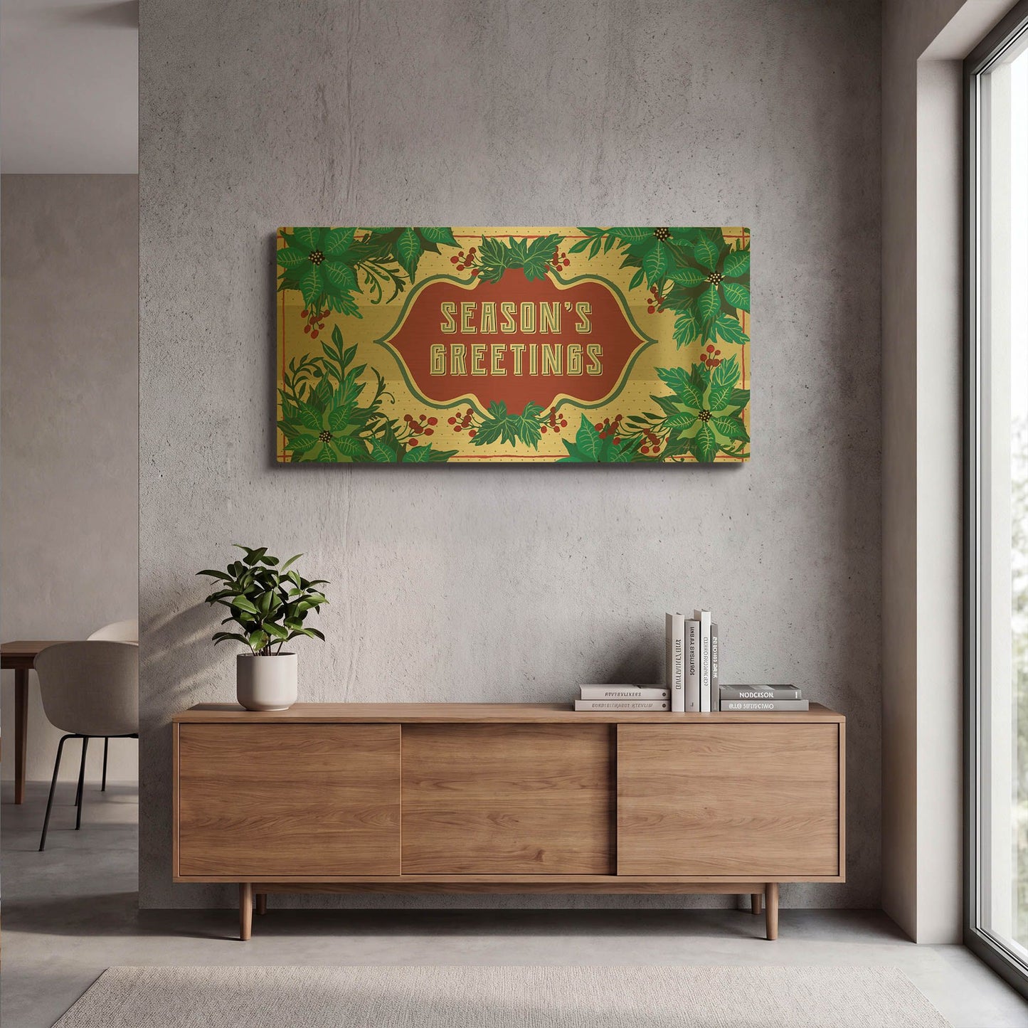 'Nostalgic Season' By Cindy Jacobs Gold Metal Wall Art