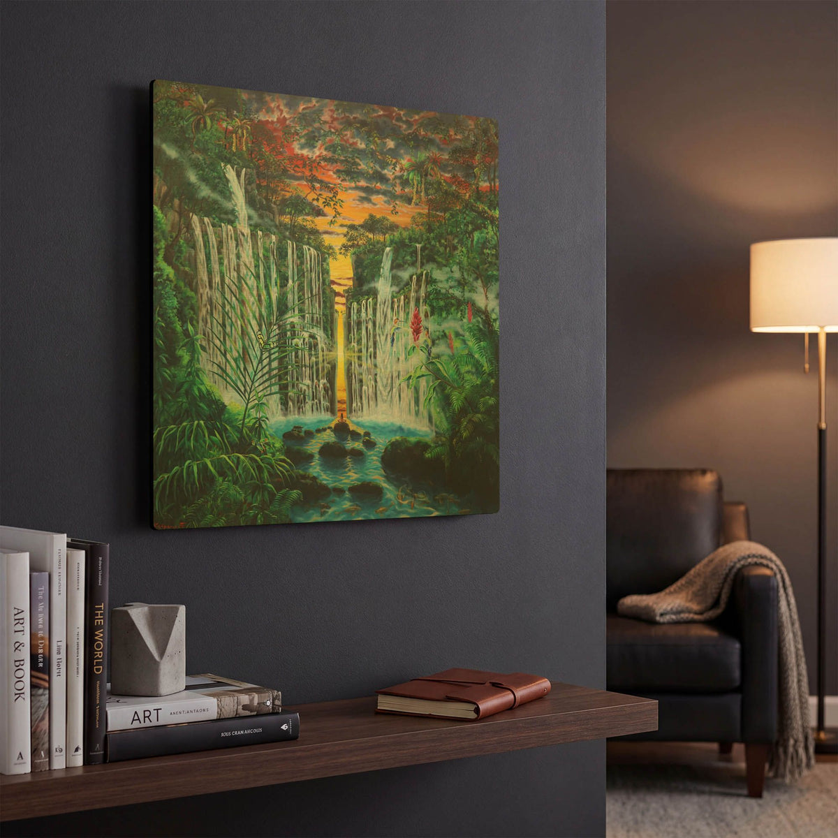 'Paradise' By Jan Kasparec Gold Metal Wall Art