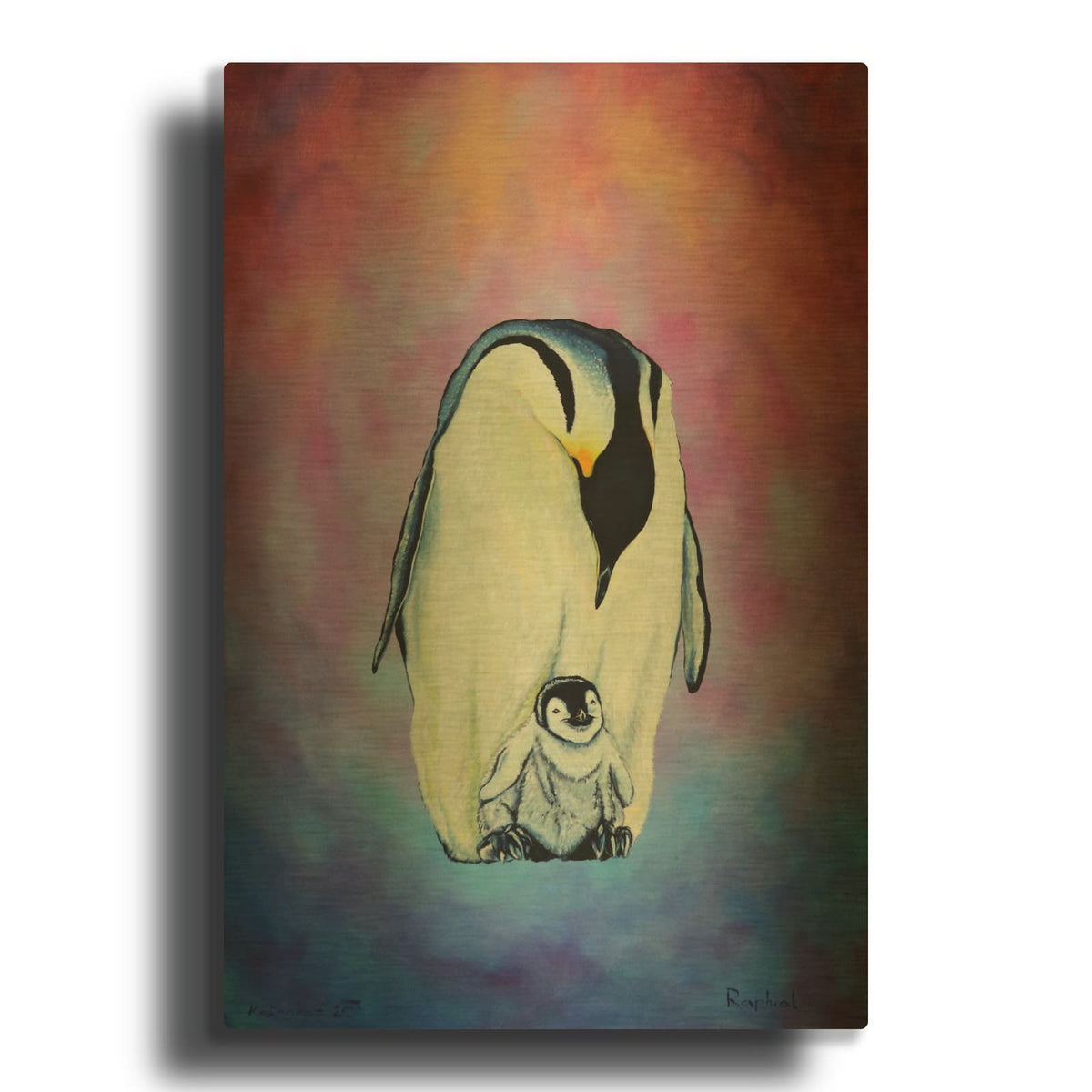 'I Got Your Back' By Jan Kasparec Gold Metal Wall Art