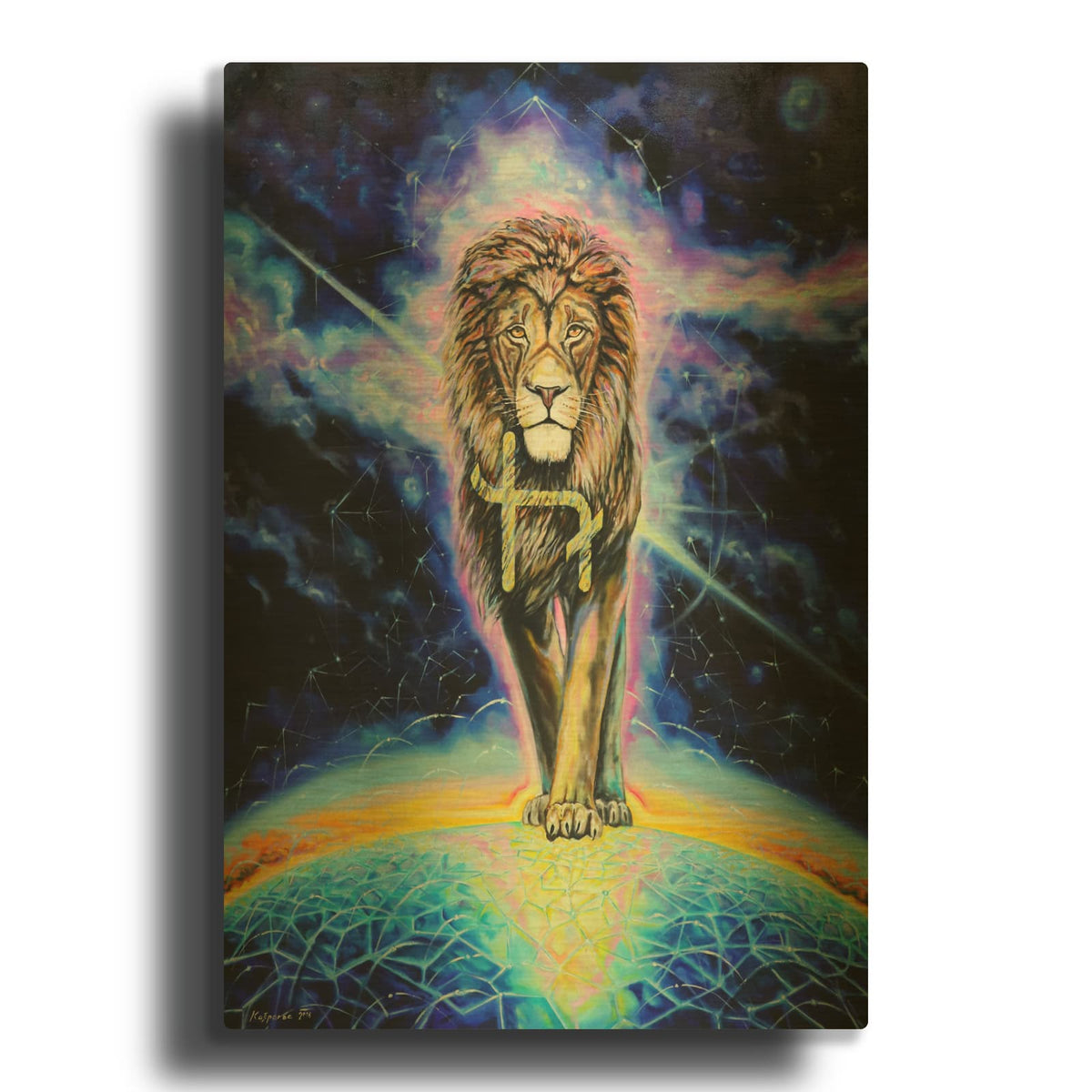 'Halo' By Jan Kasparec Gold Metal Wall Art
