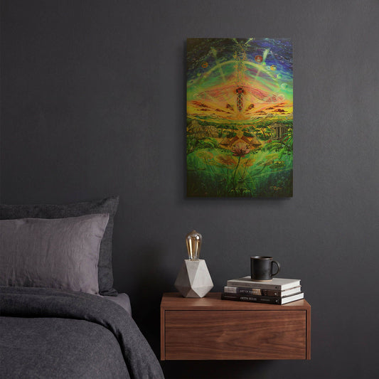 'Evolution' By Jan Kasparec Gold Metal Wall Art