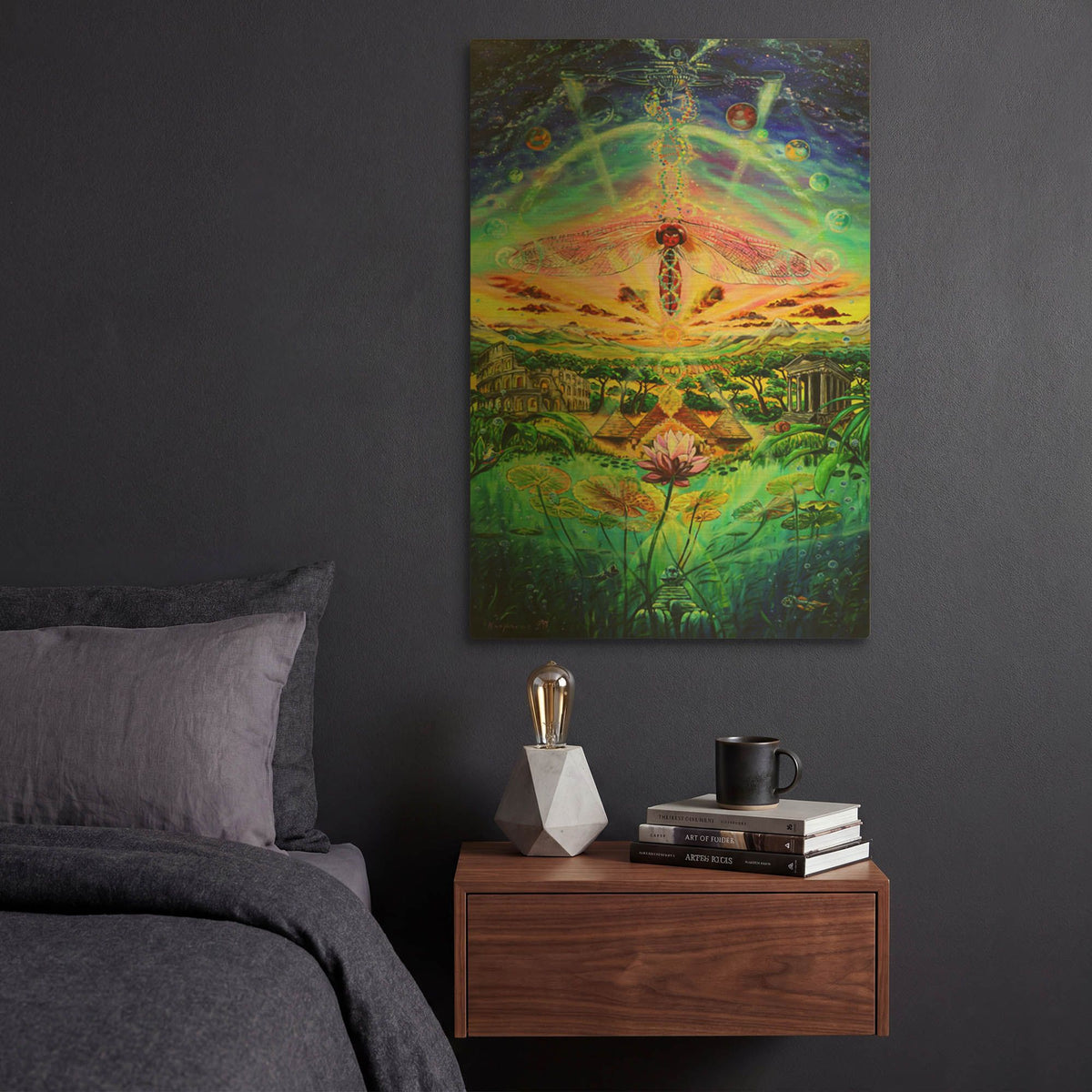 'Evolution' By Jan Kasparec Gold Metal Wall Art